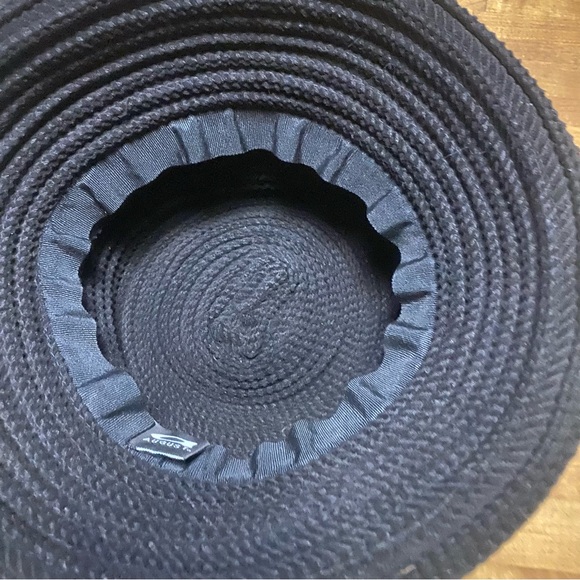 August Black Textured Hat - Picture 3 of 5